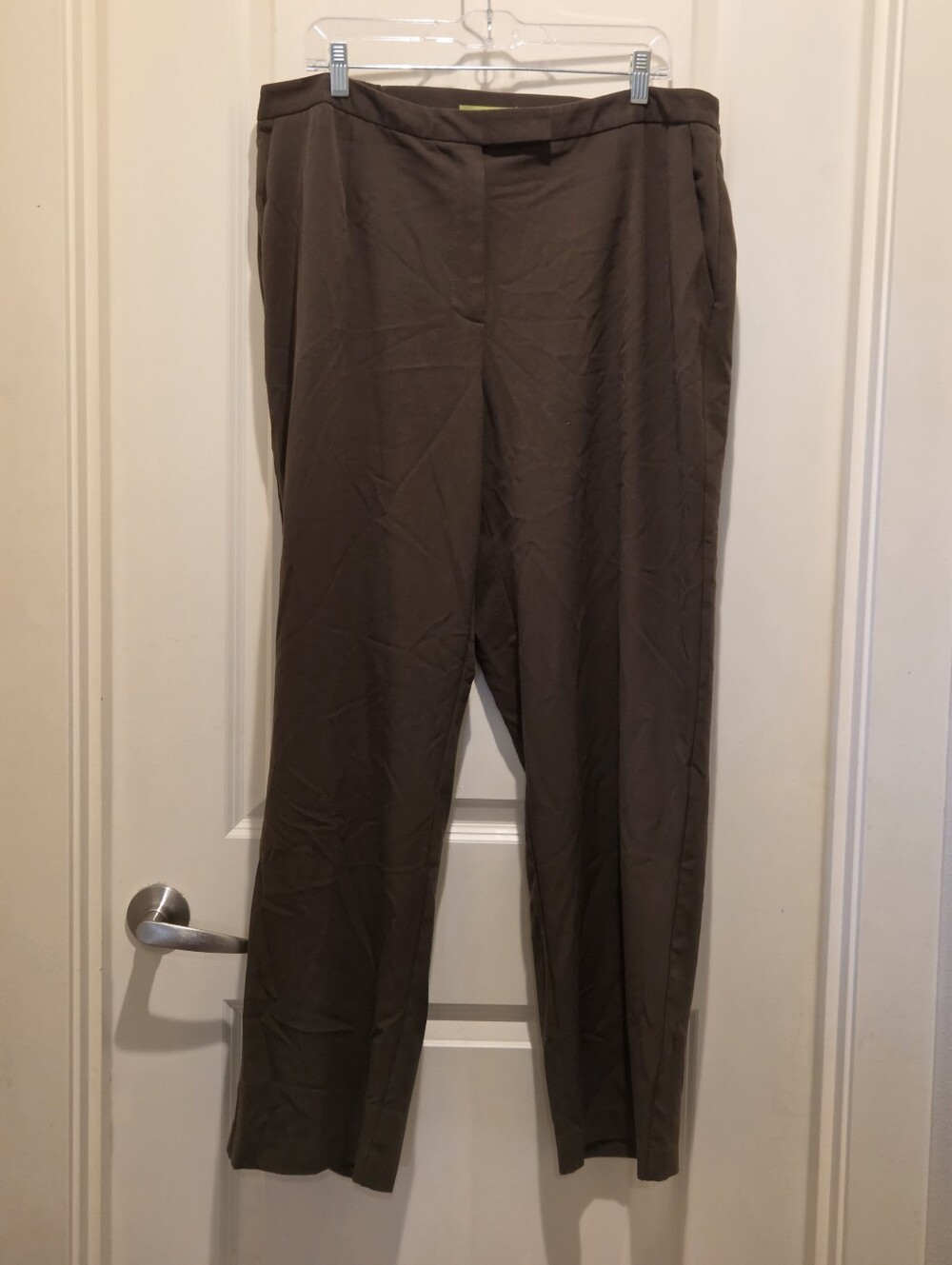 Sigrid Olsen Medium- Dark Brown Straight Leg Pants